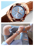  Shop Authentic Guess Limelight Quartz White Dial Brown Leather Strap Watch For Women - W0775L7 - Luxxuri