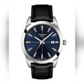  Shop Authentic Tissot Gentlemen Blue Dial Black Leather Strap Watch for Men - T127.410.16.041.01 - Luxxuri
