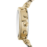  Shop Authentic Michael Kors Parker Chronograph Blue Dial Gold Steel Strap Watch For Women - MK6262 - Luxxuri