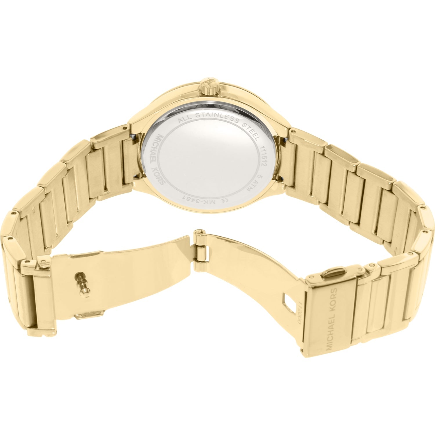  Shop Authentic Michael Kors Kerry Mother of Pearl Dial Gold Steel Strap Watch for Women - MK3481 - Luxxuri