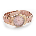  Shop Authentic Michael Kors Channing Quartz Mother of Pearl Pink Dial Two Tone Steel Strap Watch For Women - MK6652 - Luxxuri