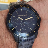  Shop Authentic Michael Kors Cunningham Chronograph Black Dial Black Steel Strap Watch For Men - MK7157 - Luxxuri