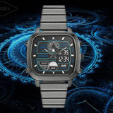  Shop Authentic Fossil Retro Analog-Digital Black Dial Grey Steel Strap Watch for Men - FS5892 - Luxxuri