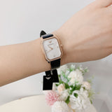  Shop Authentic Emporio Armani Gioia Quartz Mother of Pearl Dial Black Leather Strap Watch For Women - AR11390 - Luxxuri