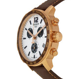  Shop Authentic Tissot Quickster Chronograph Silver Dial Watch For Men - T095.417.36.037.01 - Luxxuri