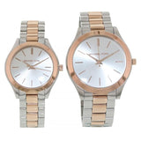  Shop Authentic Michael Kors Slim Runway White Dial Two Tone Steel Strap Watch for Women - MK3204 - Luxxuri