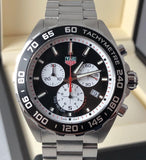  Shop Authentic Tag Heuer Formula 1 Chronograph Black Dial Silver Steel Strap Watch for Men - CAZ101E.BA0842 - Luxxuri