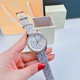  Shop Authentic Michael Kors Tibby Multifunction White Dial Blue Leather Strap Watch For Women - MK2965 - Luxxuri