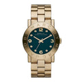  Shop Authentic Marc Jacobs Amy Green Dial Gold Steel Strap Watch for Women - MBM8619 - Luxxuri