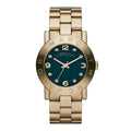  Shop Authentic Marc Jacobs Amy Green Dial Gold Steel Strap Watch for Women - MBM8609 - Luxxuri