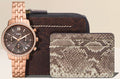  Shop Authentic Fossil Neutra Chronograph Mother of Pearl Brown Dial Rose Gold Steel Strap Watch for Women - ES5218 - Luxxuri