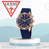  Shop Authentic Guess Analog Quartz Blue Dial Blue Rubber Strap Watch For Women - W0562L3 - Luxxuri