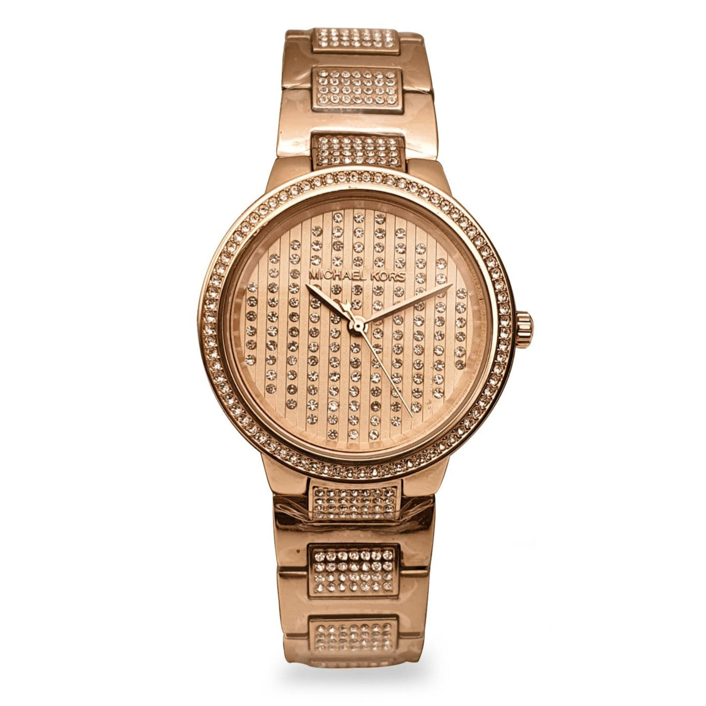  Shop Authentic Michael Kors Gabbi Rose Gold Dial Rose Gold Steel Strap Watch For Women - MK3986 - Luxxuri