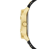  Shop Authentic Guess Duchess Crystals Gold Dial Black Silicon Strap Watch For Women - GW0619L2 - Luxxuri