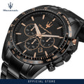  Shop Authentic Maserati Traguardo Chronograph Black Dial Black Steel Strap Watch For Men - R8873612048 - Luxxuri