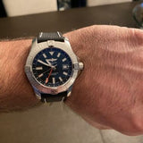  Shop Authentic Breitling Avenger Automatic GMT 43 Black Dial Black Nylon Strap Watch for Men - A32397101B1X1 - Luxxuri
