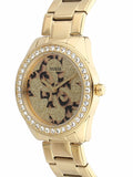  Shop Authentic Guess G Twist Diamonds Gold Dial Gold Steel Strap Watch For Women - W1201L2 - Luxxuri