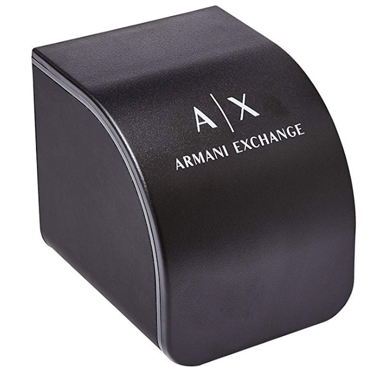 Shop Authentic Armani Exchange Hampton Chronograph Black Dial Silver Steel Strap Watch For Men - AX2152 - Luxxuri