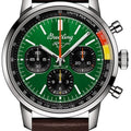  Shop Authentic Breitling Top Time B01 Ford Mustang Green Dial Brown Leather Strap Watch for Men - AB01762A1L1X1 - Luxxuri