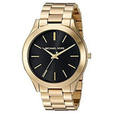  Shop Authentic Michael Kors Runway Black Dial Gold Steel Strap Watch for Women - MK3478 - Luxxuri