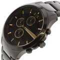  Shop Authentic Armani Exchange Hampton Chronograph Black Dial Black Steel Strap Watch For Men - AX2164 - Luxxuri