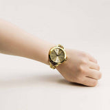  Shop Authentic Michael Kors Runway Gold Dial Gold Steel Strap Watch for Women - MK3222 - Luxxuri