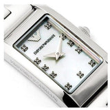  Shop Authentic Emporio Armani Donna Mother Of Pearl White Dial Silver Steel Strap Watch for Women - AR3167 - Luxxuri
