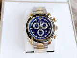  Shop Authentic Versace V-Ray Chronograph Quartz Blue Dial Two Tone Steel Strap Watch For Men - VE2I01021 - Luxxuri