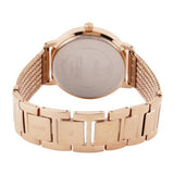  Shop Authentic Guess Willow Crystal Blue Dial Rose Gold Mesh Bracelet Watch For Women - W0836L1 - Luxxuri