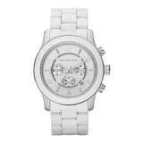  Shop Authentic Michael Kors Oversize White Dial White Steel Strap Watch for Men - MK8108 - Luxxuri