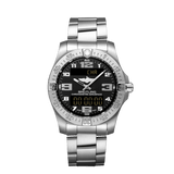  Shop Authentic Breitling Aerospace Evo Black Dial Silver Steel Strap Watch for Men - E79363101B1E1 - Luxxuri