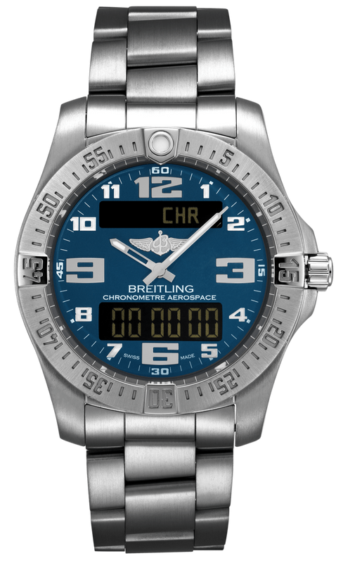  Shop Authentic Breitling Aerospace Evo Blue Dial Silver Steel Strap Watch for Men - E79363101C1E1 - Luxxuri