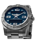  Shop Authentic Breitling Aerospace Evo Blue Dial Silver Steel Strap Watch for Men - E79363101C1E1 - Luxxuri