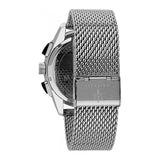  Shop Authentic Maserati Traguardo Black Dial Silver Mesh Bracelet Watch For Men - R8873612005 - Luxxuri