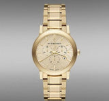  Shop Authentic Burberry The City Gold Dial Gold Steel Strap Watch for Women - BU9753 - Luxxuri