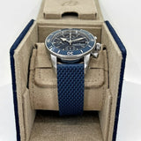  Shop Authentic Breitling Superocean Heritage Chronograph 44 Blue Dial Blue Mesh Bracelet Watch for Men - A13313161C1S1 - Luxxuri