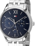  Shop Authentic Tommy Hilfiger Damon Chronograph Blue Dial Silver Steel Strap Watch for Men - 1791416 - Luxxuri