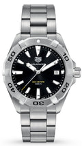  Shop Authentic Tag Heuer Aquaracer Black Dial Silver Steel Strap Watch for Men - WBD1110.BA0928 - Luxxuri