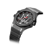  Shop Authentic Maserati Potenza 42mm Black Analog Dial Black Strap Watch For Men - R8853108003 - Luxxuri