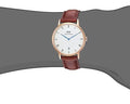  Shop Authentic Daniel Wellington Dapper St Mawes White Dial Brown Leather Strap Watch For Women - DW00100091 - Luxxuri
