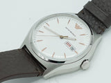  Shop Authentic Emporio Armani Dress Quartz White Dial Brown Leather Strap Watch For Men - AR1999 - Luxxuri