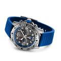 Breitling Endurance Pro Ironman World Championship Grey Dial Blue Rubber Strap Watch for Men - E823103A1M1S1