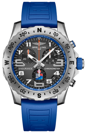  Shop Authentic Breitling Endurance Pro Ironman World Championship Grey Dial Blue Rubber Strap Watch for Men - E823103A1M1S1 - Luxxuri