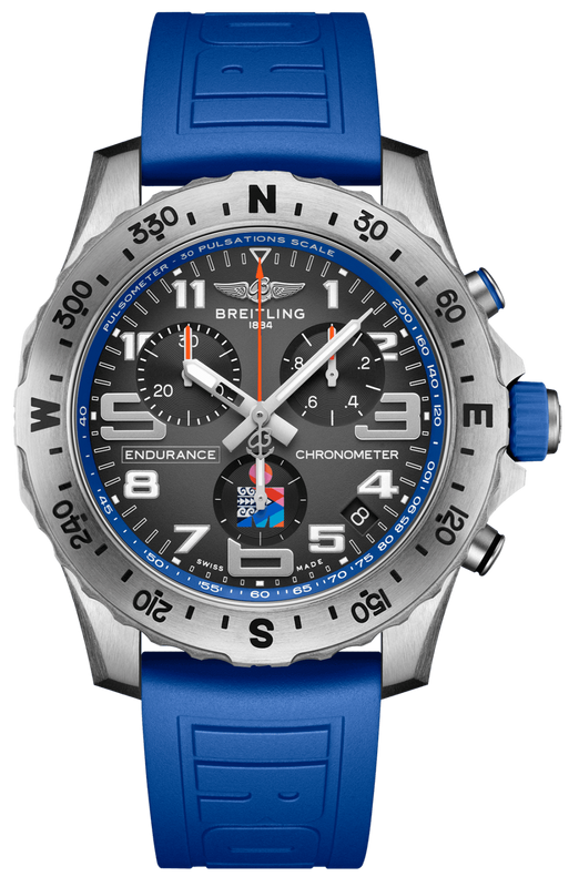  Shop Authentic Breitling Endurance Pro Ironman World Championship Grey Dial Blue Rubber Strap Watch for Men - E823103A1M1S1 - Luxxuri
