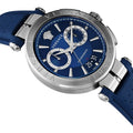  Shop Authentic Versace Aion Chronograph Blue Dial Blue Leather Strap Watch for Men - VE1D01220 - Luxxuri