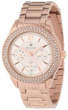  Shop Authentic Bulova Crystal Silver Dial Rose Gold Steel Strap Watch for Women - 97N101 - Luxxuri