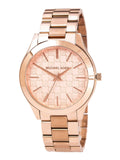  Shop Authentic Michael Kors Runway Rose Gold Dial Rose Gold Steel Strap Watch for Women - MK3336 - Luxxuri