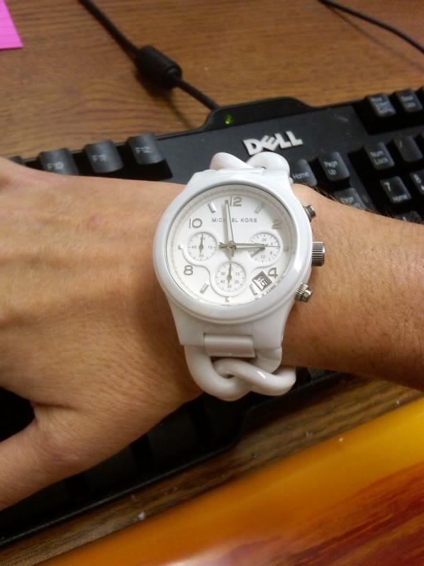  Shop Authentic Michael Kors Ceramic White Dial White Steel Strap Watch for Women - MK5387 - Luxxuri