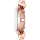  Shop Authentic Emporio Armani Retro Quartz Silver Dial Rose Gold Steel Strap Watch For Women - AR1776 - Luxxuri