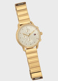  Shop Authentic Tommy Hilfiger Blake White Dial Gold Steel Strap Watch for Women - 1781905 - Luxxuri